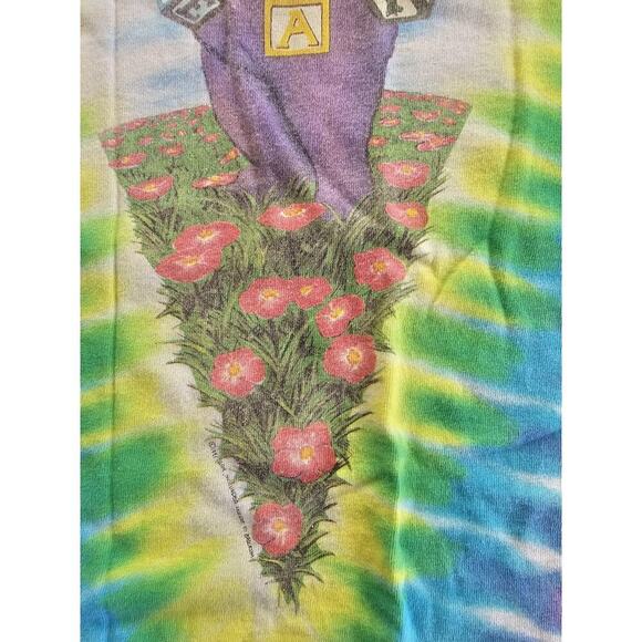 Vintage 90s Grateful Dead Tie Dye Dancing Bears Single Stitch T-Shirt XL USA - Picture 11 of 13